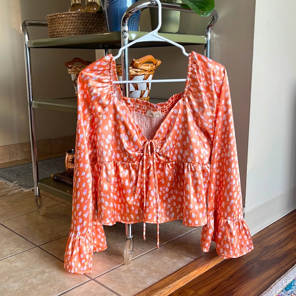 ALTARD STATE Orange Blouse Size M